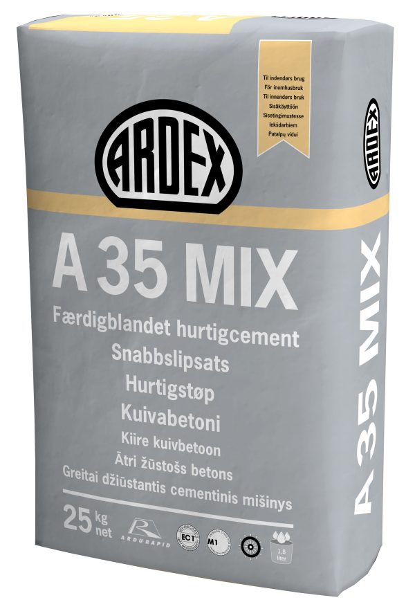 Cementinis mišinys grindų gamybai Ardex A 35 MIX