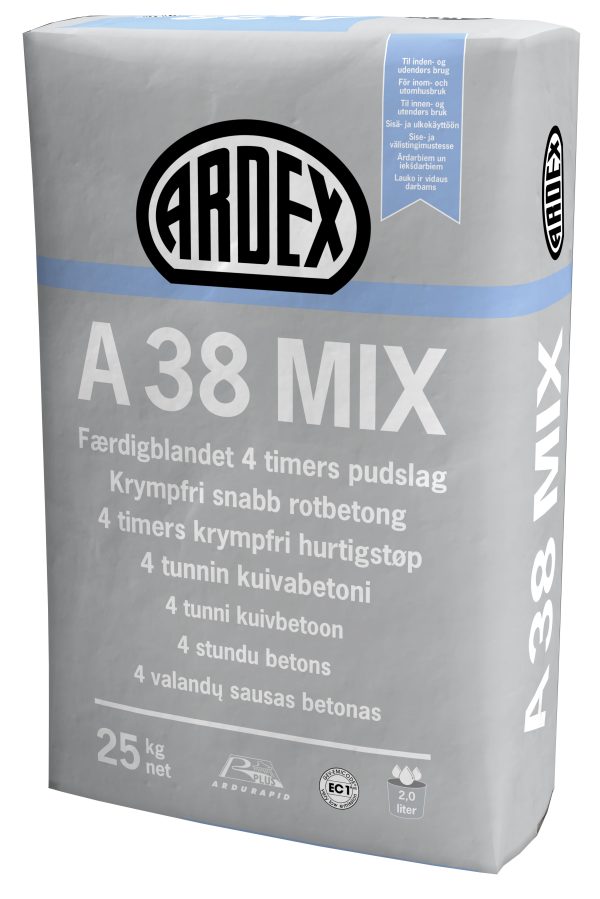 4 valandų sausas betonas Ardex A 38 MIX