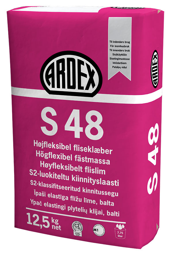 Ypač elastingi klijai Ardex S 48