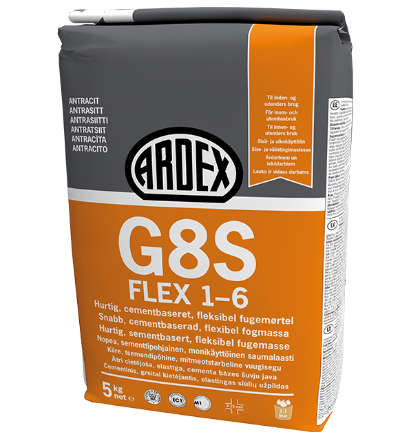 Greitai kietėjantis siūlių užpildas Ardex G8S FLEX 1-6